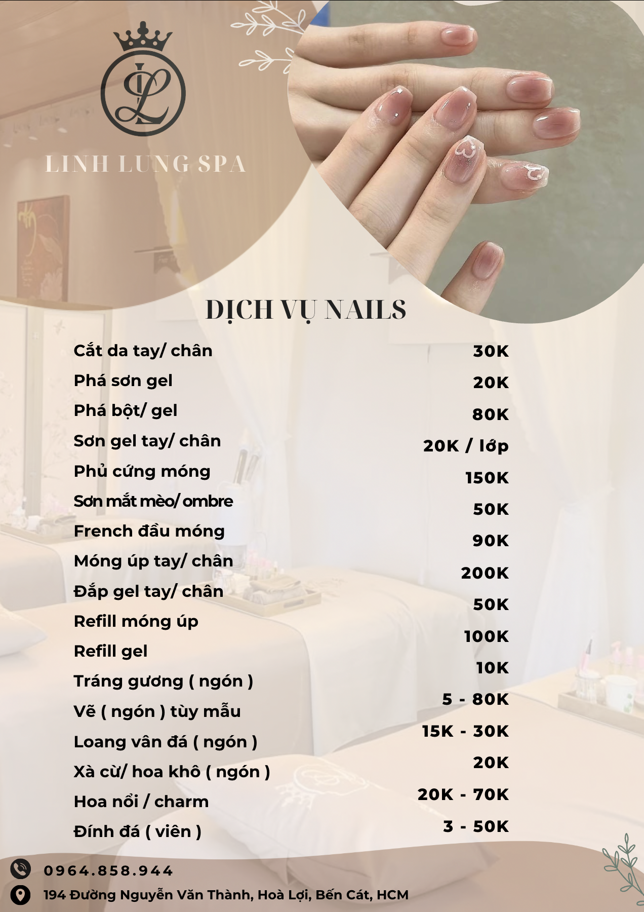 Menu Nail